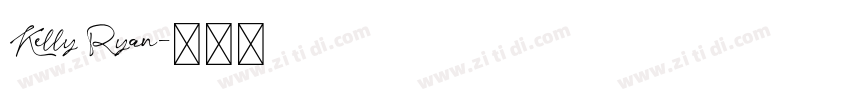 Kelly Ryan字体转换